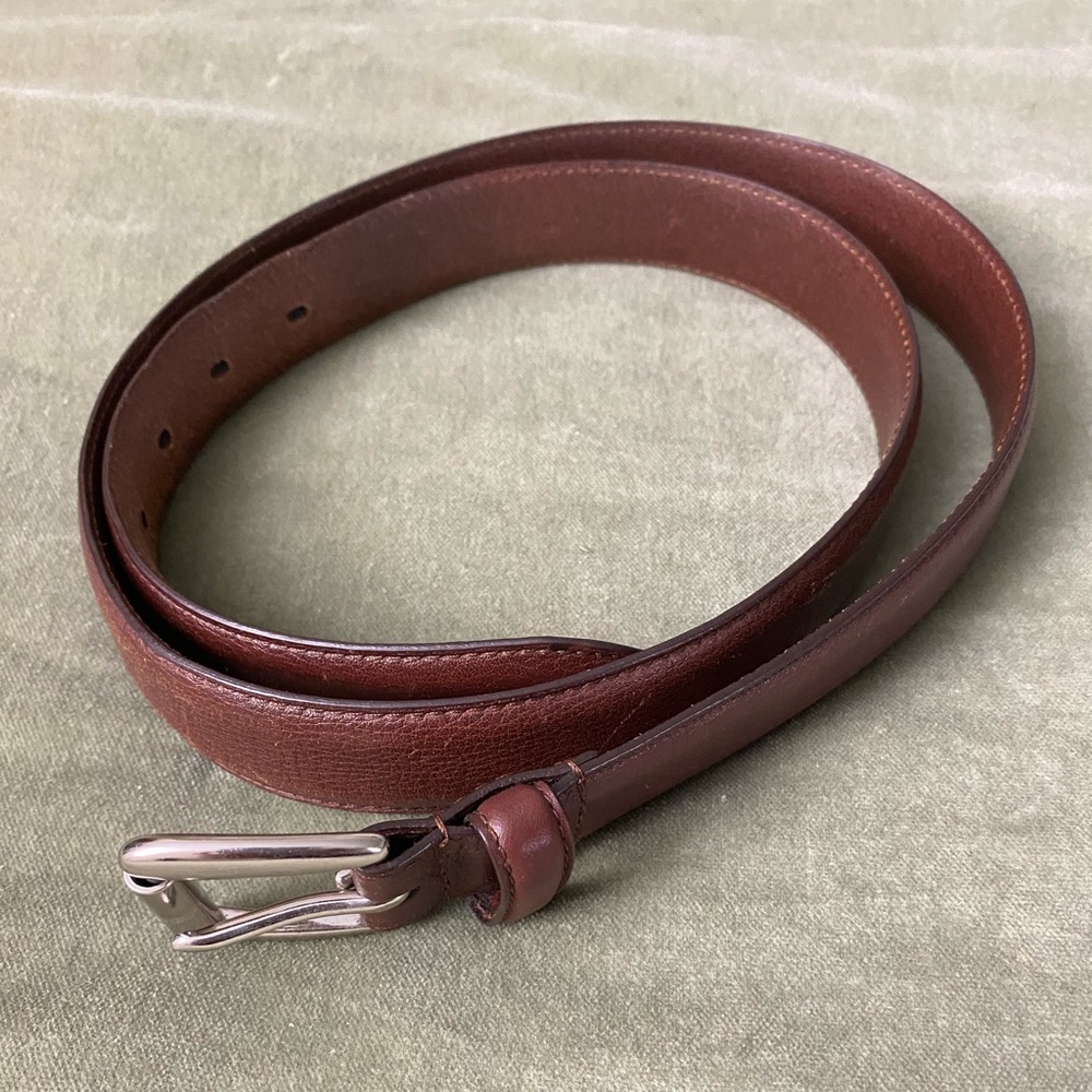 Lauren Ralph Lauren Men's Brown Genuine Leather Belt Sz 38. I-30
